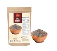 Chia Seeds 200g - 100% Natural, High in Omega-3, Fibre & Protein - Vegan, Gluten-Free, Raw Superfood - Ideal for Smoothies, Baking, Porridge, Salads - Resealable Pouch