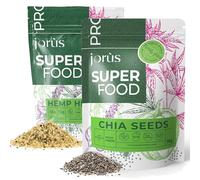 Chia Seeds & Hemp Seeds Bundle - 100% Natural Plant-Based Seeds for Everyday Meals