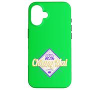 Chiang Mai city in Thailand Retro elephant vintage souvenir Case for iPhone 16