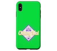 Chiang Mai city in Thailand Retro elephant vintage souvenir Case for iPhone XS Max