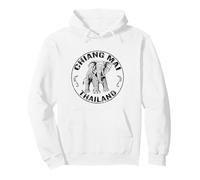 Chiang Mai Thailand Elephant Exotic Thai Digital Nomad Pullover Hoodie