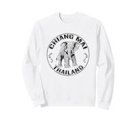 Chiang Mai Thailand Elephant Exotic Thai Digital Nomad Sweatshirt