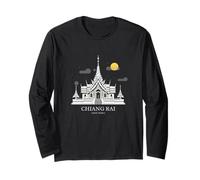 Chiang Rai White Temple Thailand Guide Product Long Sleeve T-Shirt