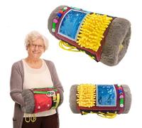 CHIAOCHUTTY Fidget Muff Blanket for Elderly with Dementia and Alzheimer's Patients Activities and Gift for Senior with Alzheimer’s or Dementia Warm Hands Relieve Stress