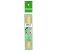 ChiaoGoo Double-Point. Needle Bamboo 13cm 8.00mm NTRL - 1pc