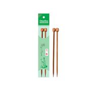 ChiaoGoo Bamboo Single Point Knitting Needles 23cm 6.00mm Patina Brown 1 piece