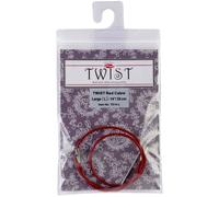 ChiaoGoo Cable 8 (20cm) with Key for Twist Red Lace Interchangeable Large Knitting Needle Set 7508-L