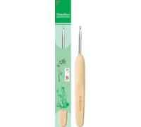ChiaoGoo Crochet Hook, Bamboo Handle, Metal Head - 0.8mm [14]