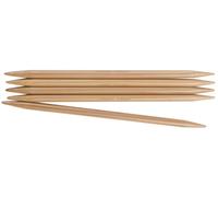 ChiaoGoo Double Point Dark Patina Knitting Needles 6" 5/Pkg-Size 6/4mm - 1036-6