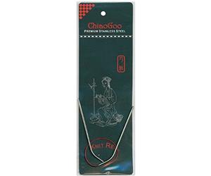 ChiaoGoo Red Circular Knitting Needles 12-inch-Size 1/2.25mm, Other, Multicoloured, 1.27 x 7.62 x 23.24 cm