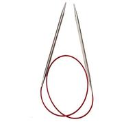 ChiaoGoo Circular Knitting Needle, Other, Silver, Red, 1.27 x 7.62 x 22.86 cm