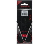 ChiaoGoo Red Lace Stainless Circular Knitting Needles 16"-Size 3/3.25mm - 7016-3