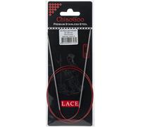ChiaoGoo Red Lace Stainless Circular Knitting Needles 32"-Size 0/2mm - 7032-0