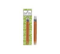 ChiaoGoo Spin Bamboo Interchangeable Knitting Needle Tips 13cm 2.75mm Patina Brown 1 piece