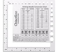 ChiaoGoo Swatch & Needle Gauge 5.5"-