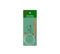 ChiaoGoo Tunisian Crochet Hook with Flexible Cable 80cm Length 6.00mm Patina Finish 1 piece