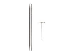 ChiaoGoo Twist Lace Interchangeable Knitting Needle Tips 8 cm 1.75 mm Silver 1 piece CG7503-00