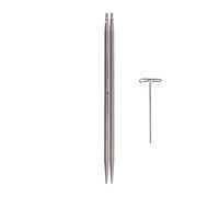 ChiaoGoo Twist Lace Interchangeable Knitting Needle Tips 8 cm Length 2.00 mm Size Silver 1 piece 7503-0