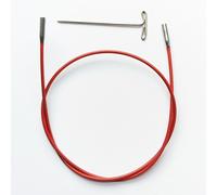 ChiaoGoo TWIST Red Lace Steel Interchangeable Cable Circular Knitting Needles