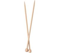 ChiaoGoo Wood Single Pointed Knitting Needles 30 cm 12.75 mm Natural 1 piece
