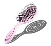 CHIARA AMBRA Bio Friendly Detangling Hair Brush for Women, Men & Children - Hair Straightening Brushes for Straight, Curly & Wet Hair - No Tugging Detangler - Vegan Vent Hairbrush - Lilac