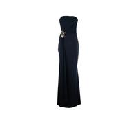 CHIARA BONI La Petite Robe floral-appliqué gown - Blue 42-44-46