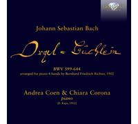 CHIARA CORONA/ANDREA - J.S. BACH ORGELBUCHLEIN ARRAN - CD - P2222z