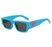 Chiara Ferragni CF 7013/S MVU/IR Womenâs Sunglasses Blue Size 53