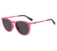 Chiara Ferragni Woman Chiara Ferragni CF 1005/S 35J/IR Outlet sunglasses Plastic Pink Grey Round
