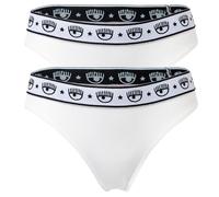 Chiara Ferragni Women Brazilian Brief 2 Pack - Panty, Cotton Stretch, Logo