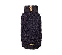 CHIARA Stylish Dog Jumper for Small Dogs and Medium Dogs - Jade - Handmade from Soft, Warm and Comfortable