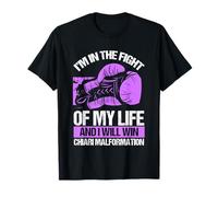 Chiari Malformation Awareness Win Survivor Purple Ribbon T-Shirt