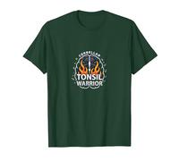 Chiari Malformation Cerebellar Tonsil Warrior Awareness T-Shirt, Men, Forest Green, 3XL