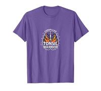 Chiari Malformation Cerebellar Tonsil Warrior Awareness T-Shirt, Men, Purple Heather, 3XL