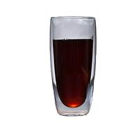 Chiatai Double Wall Glass Coffee Cups, Insulated Double Walled Glasses Latte Espresso Tea Drinking Glassware Mugs Gifts 600ml