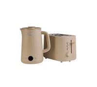 CHiATO Breakfast set - heatPLAY Kettle & toastPLAY Toaster - Light Sand