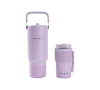 CHiATO Home hot & fresh SIP Soft Lavender insulated travel mug & tumbler set - Lavender
