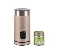 CHiATO milkPLAY milk frother and Feel Brill matcha tea set