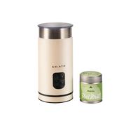 CHiATO milkPLAY milk frother and Feel Brill matcha tea set