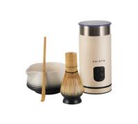 CHiATO milkPLAY milk frother and Zen Yin Yang matcha tea set