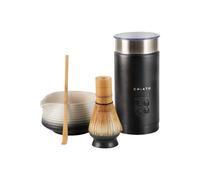 CHiATO milkPLAY milk frother and Zen Yin Yang matcha tea set
