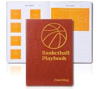 chiazllta Basketball Coach Playbook Notebook 7 x 10 Inch Practice Planner Coaches Journal Coaching Drills and Strategy Basketball Coaching Notebook for Coach Essentials Equipment Training Players Gift