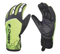 Chiba 2nd Skin Light-Line Windprotect Waterproof Gloves - Fluro Yellow / Small