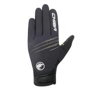 Chiba Downhill Youth Children's Cycling Gloves Long Black/Black 2025: Size: S (7)