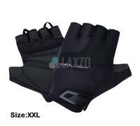 Chiba Gel Comfort Active Eco-Line Mit in Black Fingerless Cycling Gloves-XXLarge