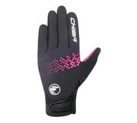 Chiba Kids Downhill Gloves, Black/Pink, S
