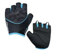 CHIBA LADY GEL gloves Black Turquoise M