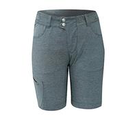 Chiba Men's Baggy Shorts with Inner Pants, Anthracite/Black, S