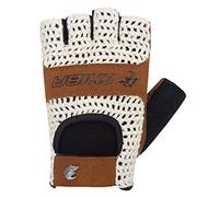CHIBA Retro Gloves - Beige/Brown, Size Small