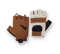 CHIBA Retro Gloves - Beige/Brown, Size X-Large